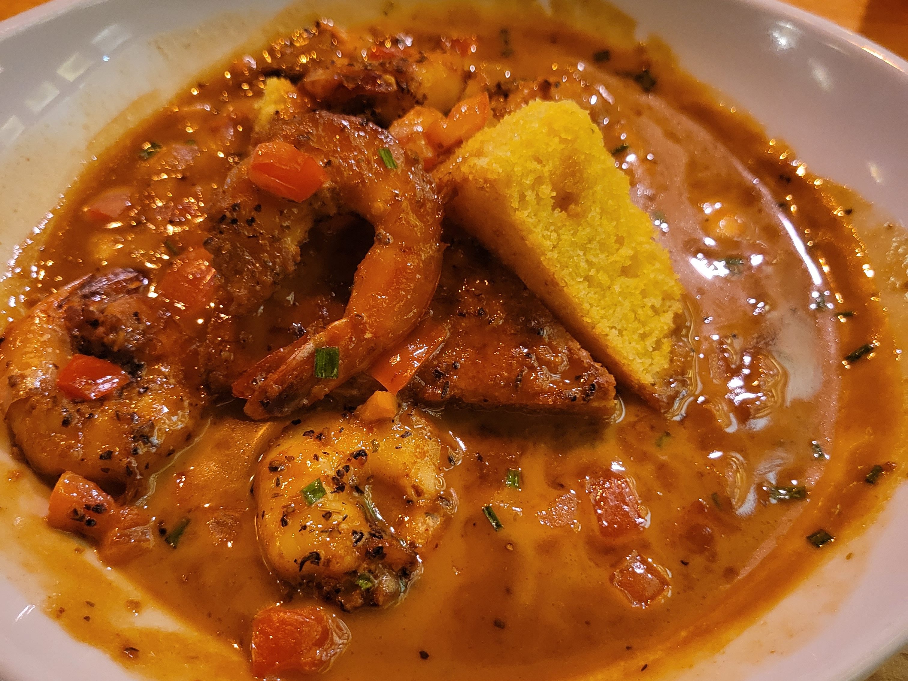 House of Blues Disney Springs Voodoo Shrimp appetizer