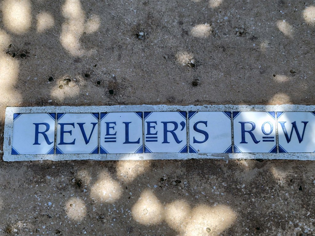 Port Orleans French Quarter street tile sign