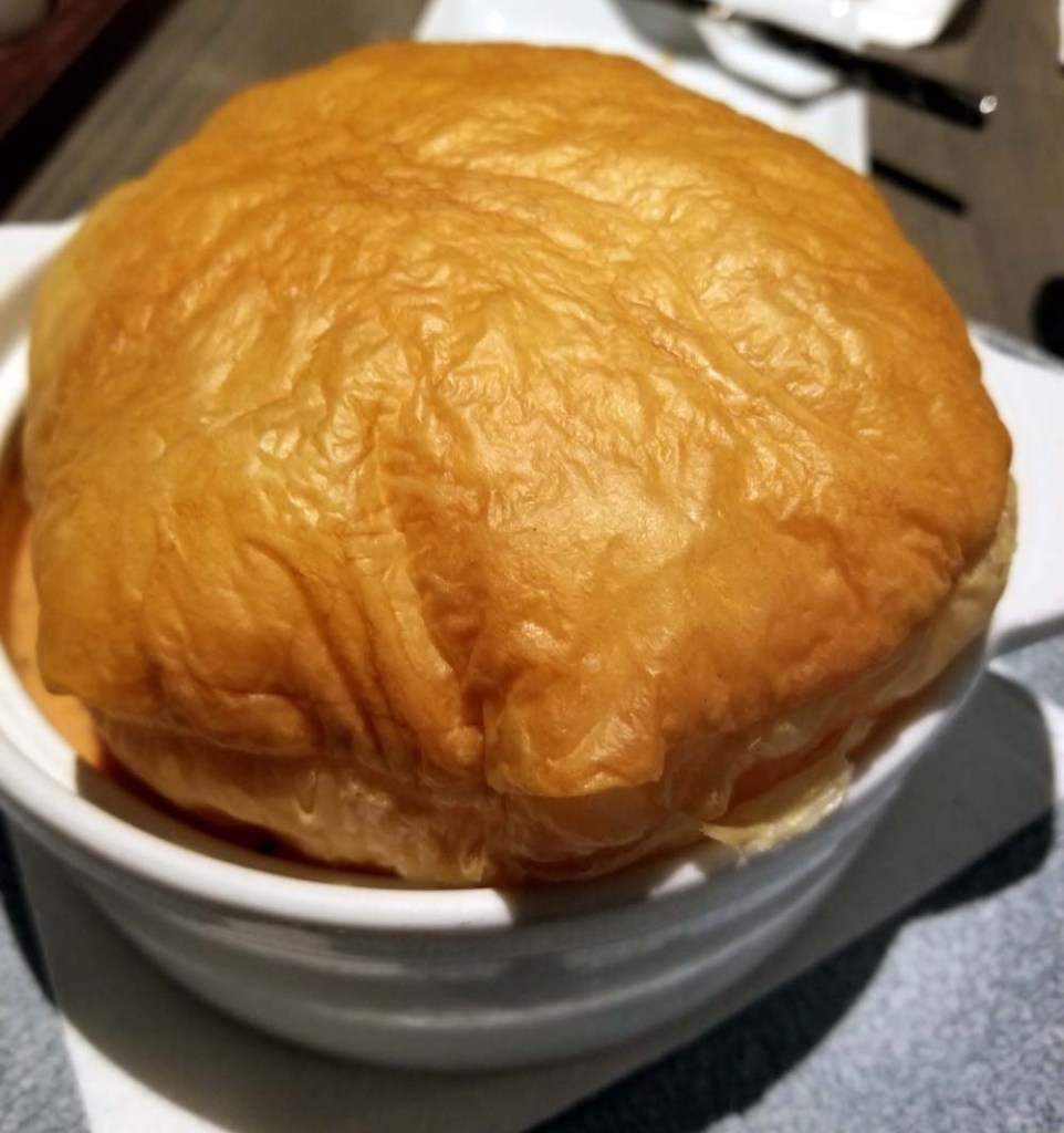 Ale & Compass Restaurant seafood pot pie