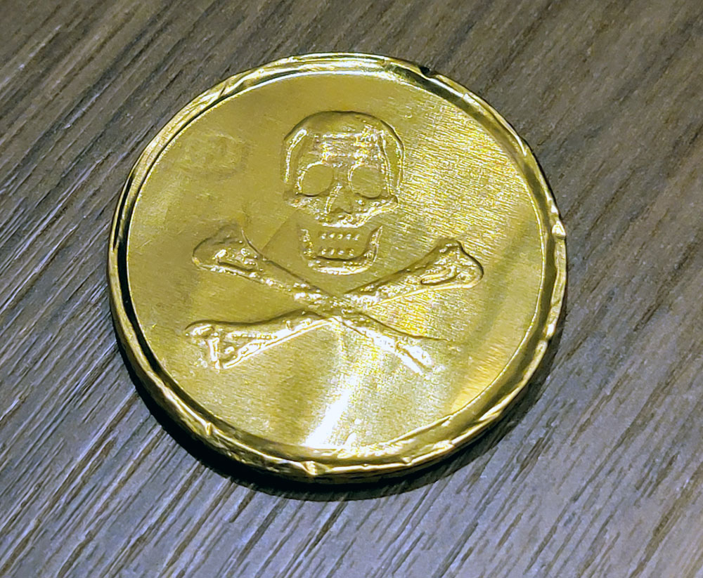 Disney Wish Pirate Night coin