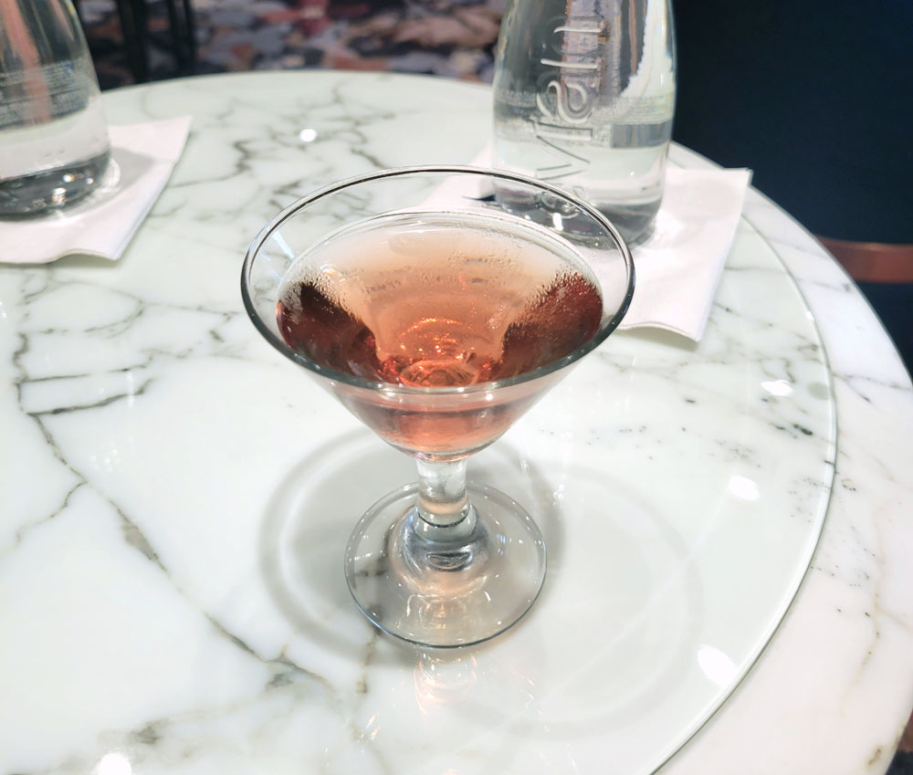 Martini tasting drink 1