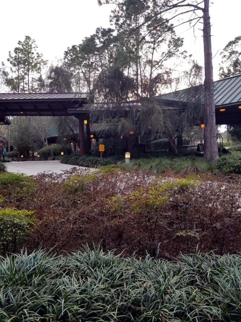 Deluxe Studio at Boulder Ridge Villas. View from the patio