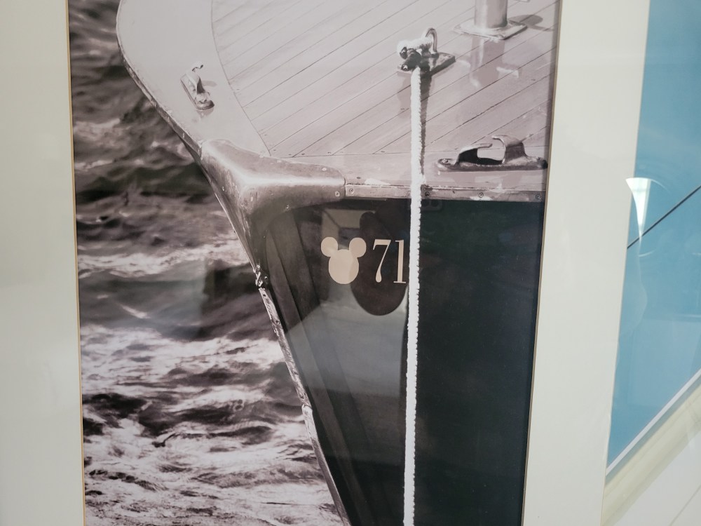 Yacht Club Resort Room art detail