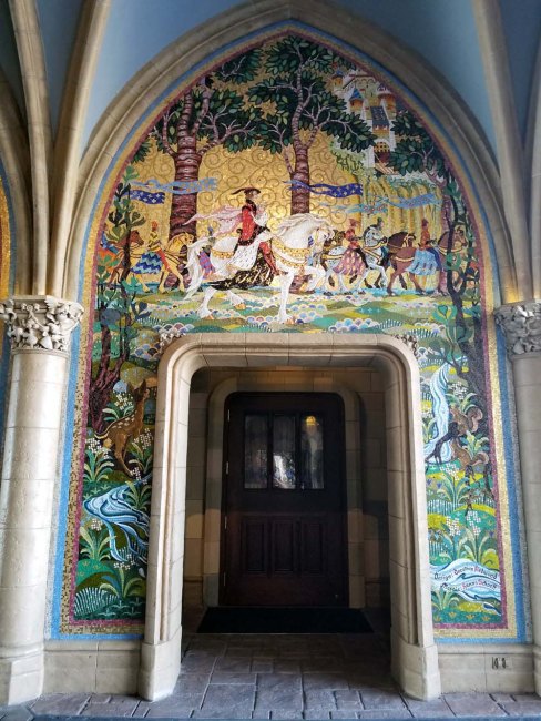 Cinderella castle mosaic mural 5