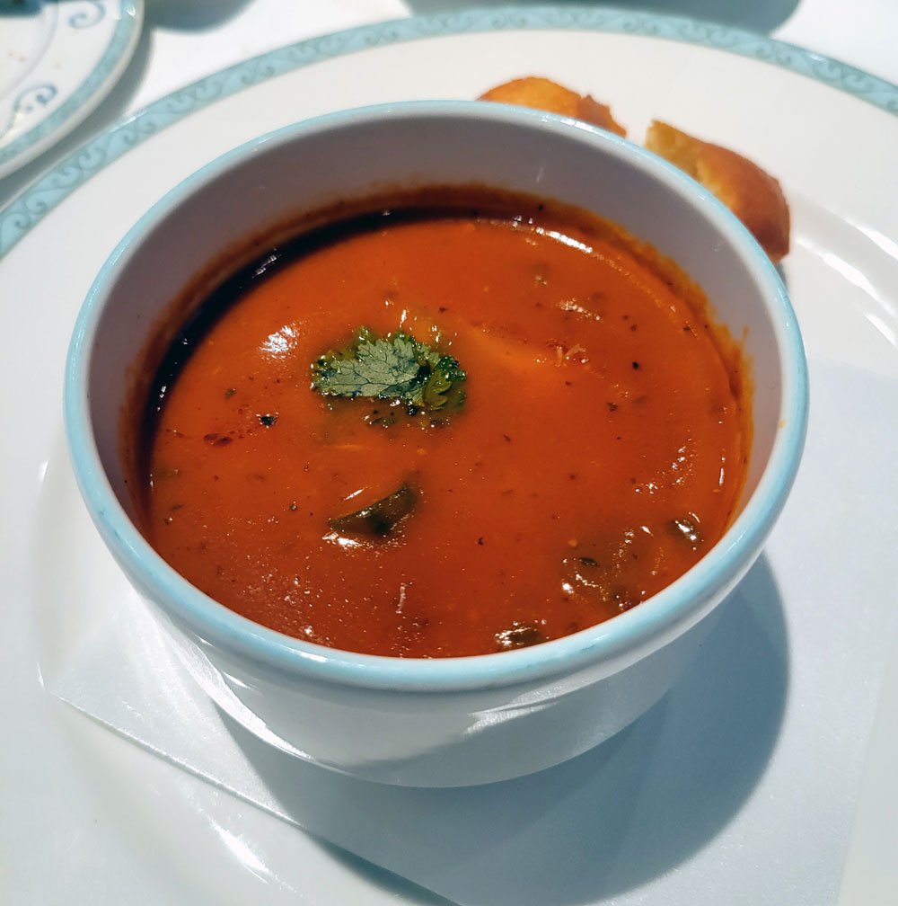 Disney Wish Arendelle lunch soup