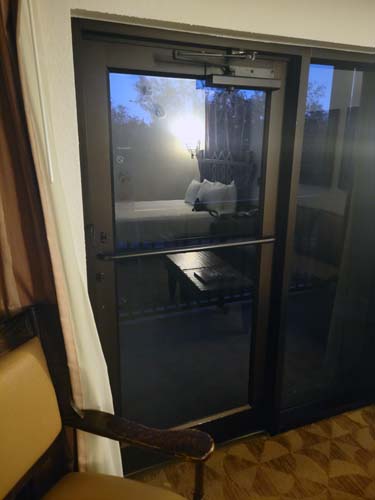 Kidani Village balcony door