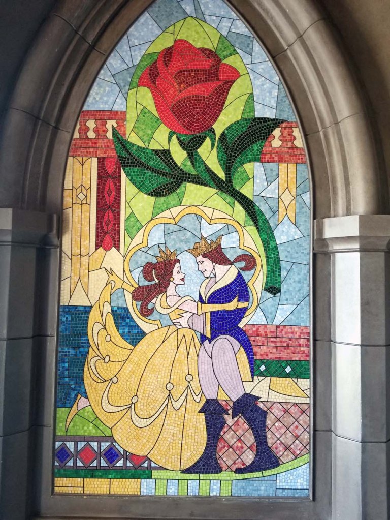 Be Our Guest Restaurant stained glass