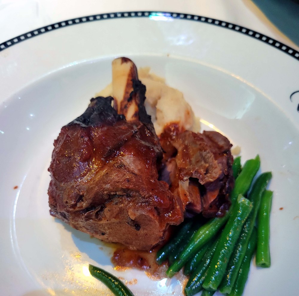 Pirate Night lamb shank