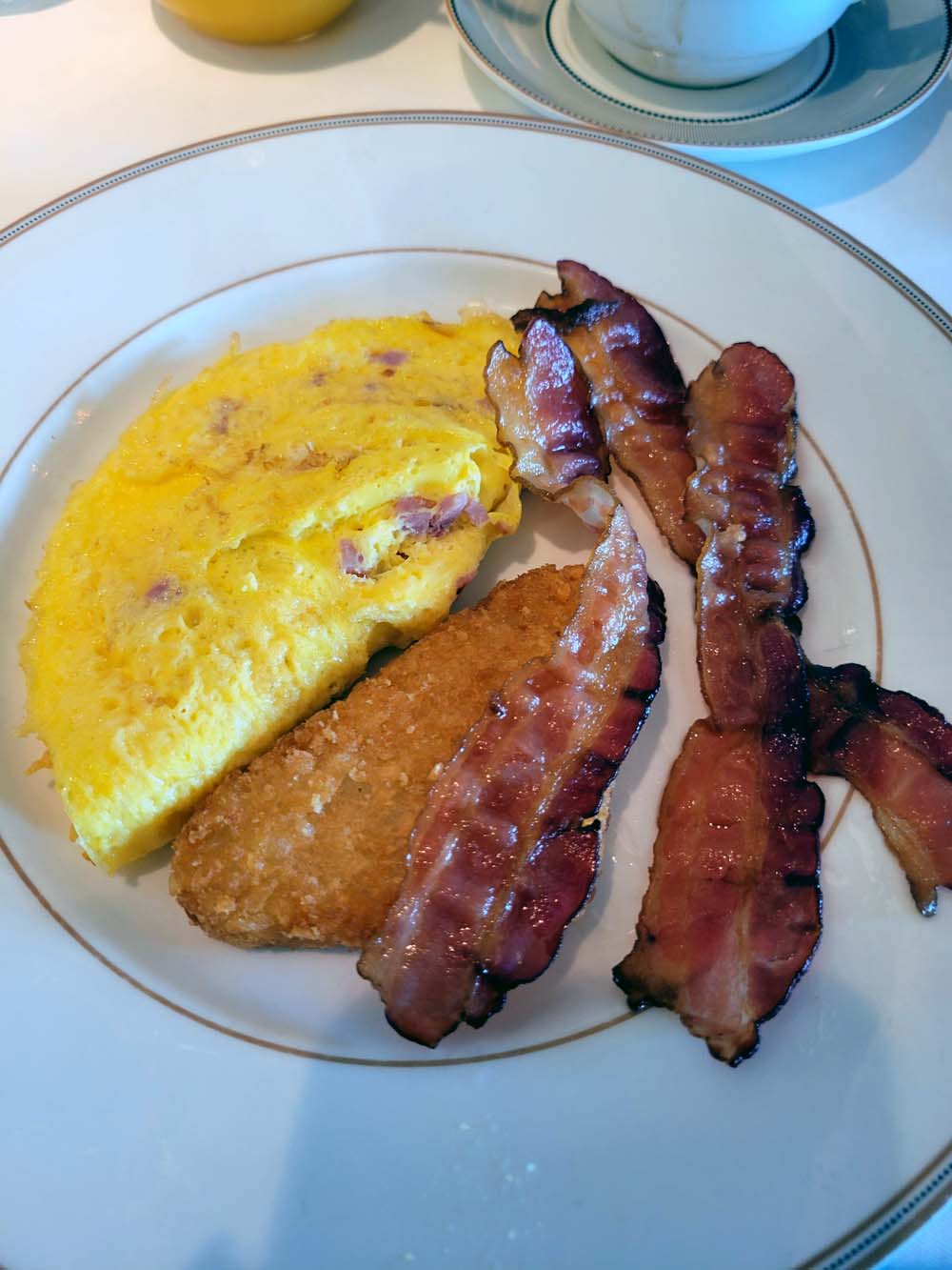 1923 Dismebarkation breakfast