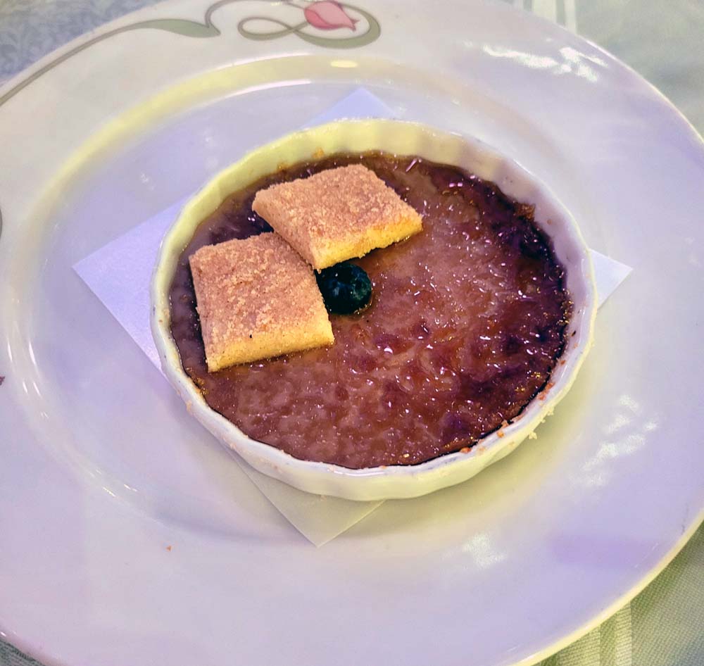 Enchanted Garden Disney fantasy creme brulee