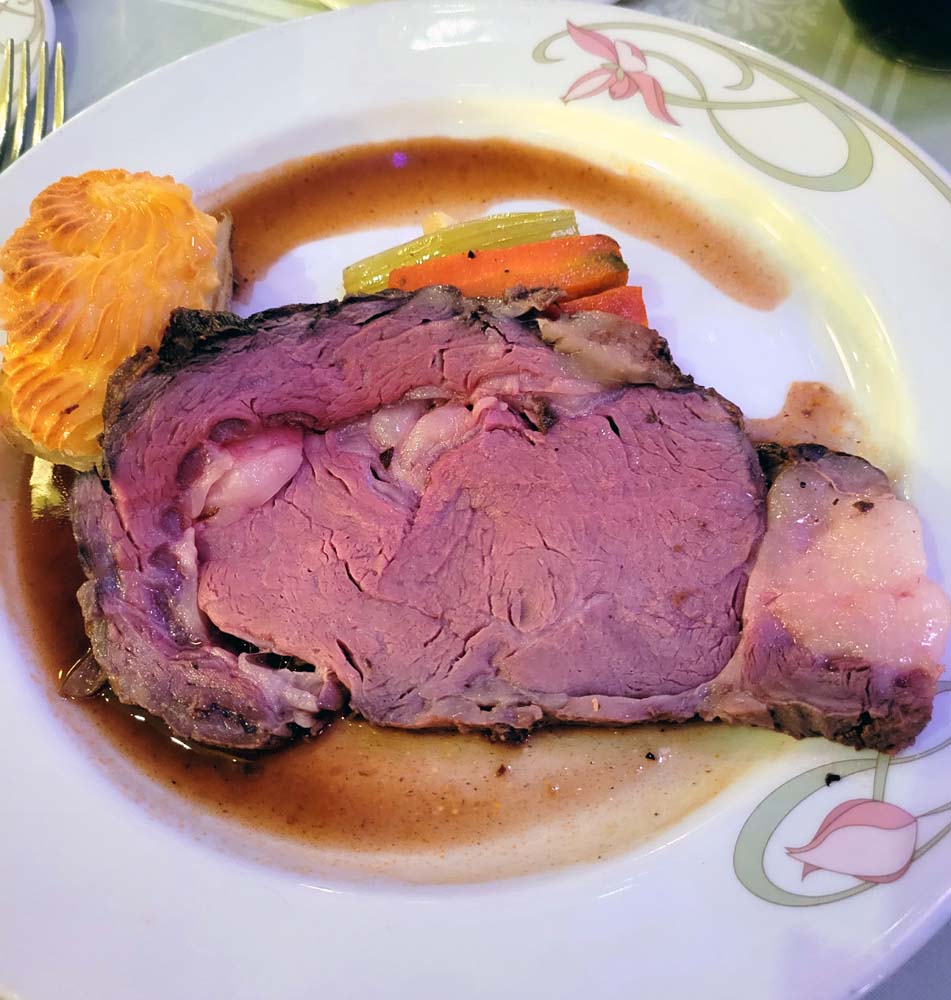 Enchanted Garden Dinner 4 - prime rib main course