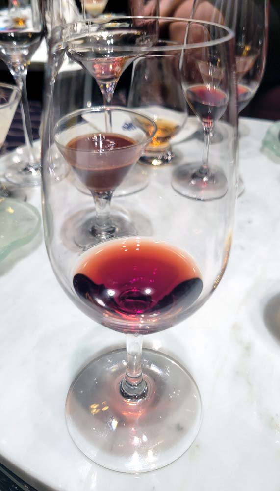 Chocolate and Liquor Tasting dessert wine