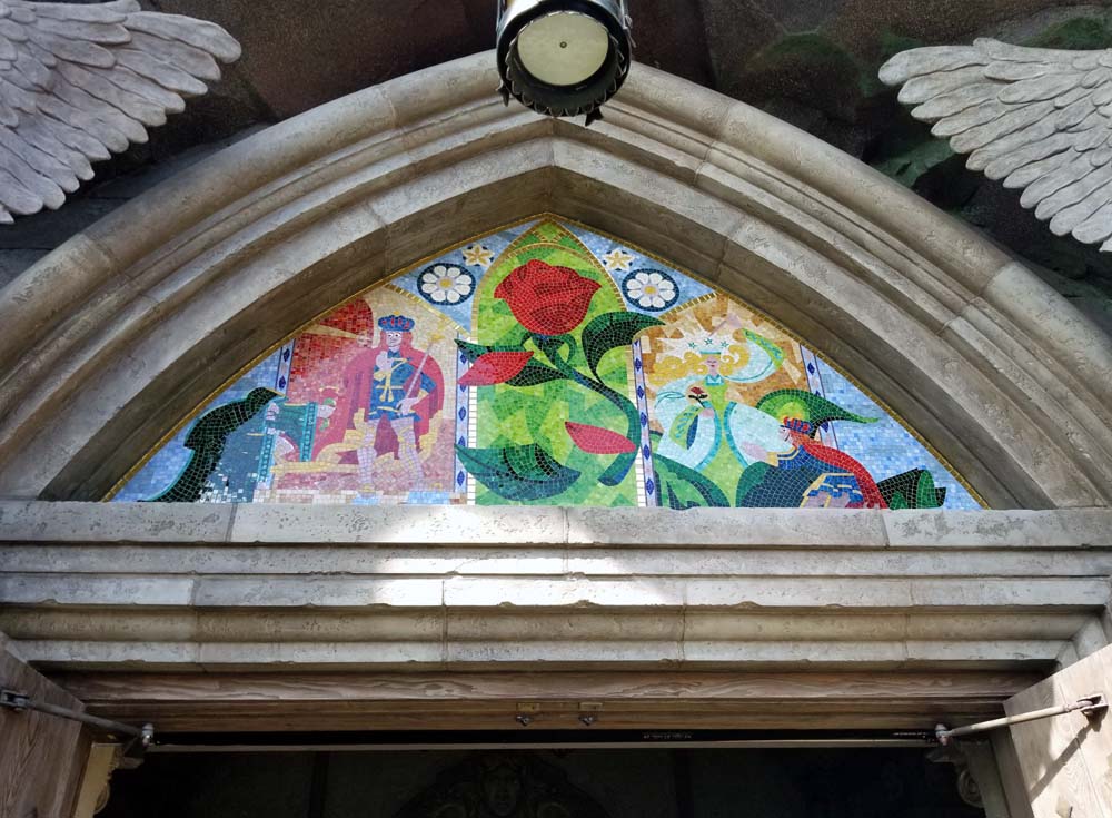 Be Our Guest Restaurant story mural