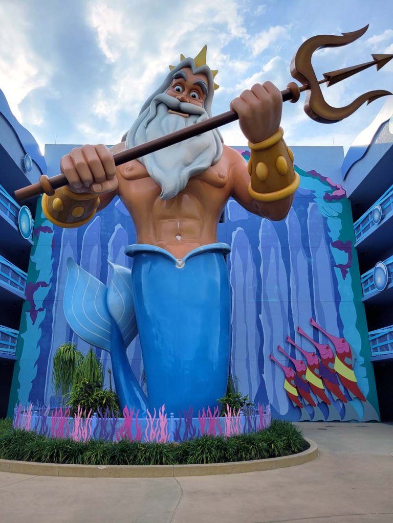 Art of Animation - Little Mermaid area - King Triton