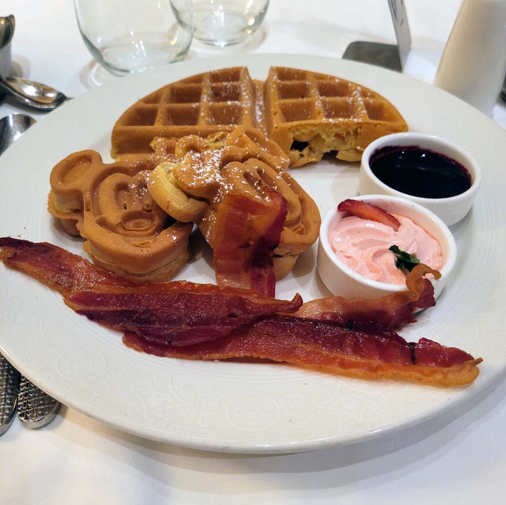 Disney Fantasy Breakfast and more waffles 2