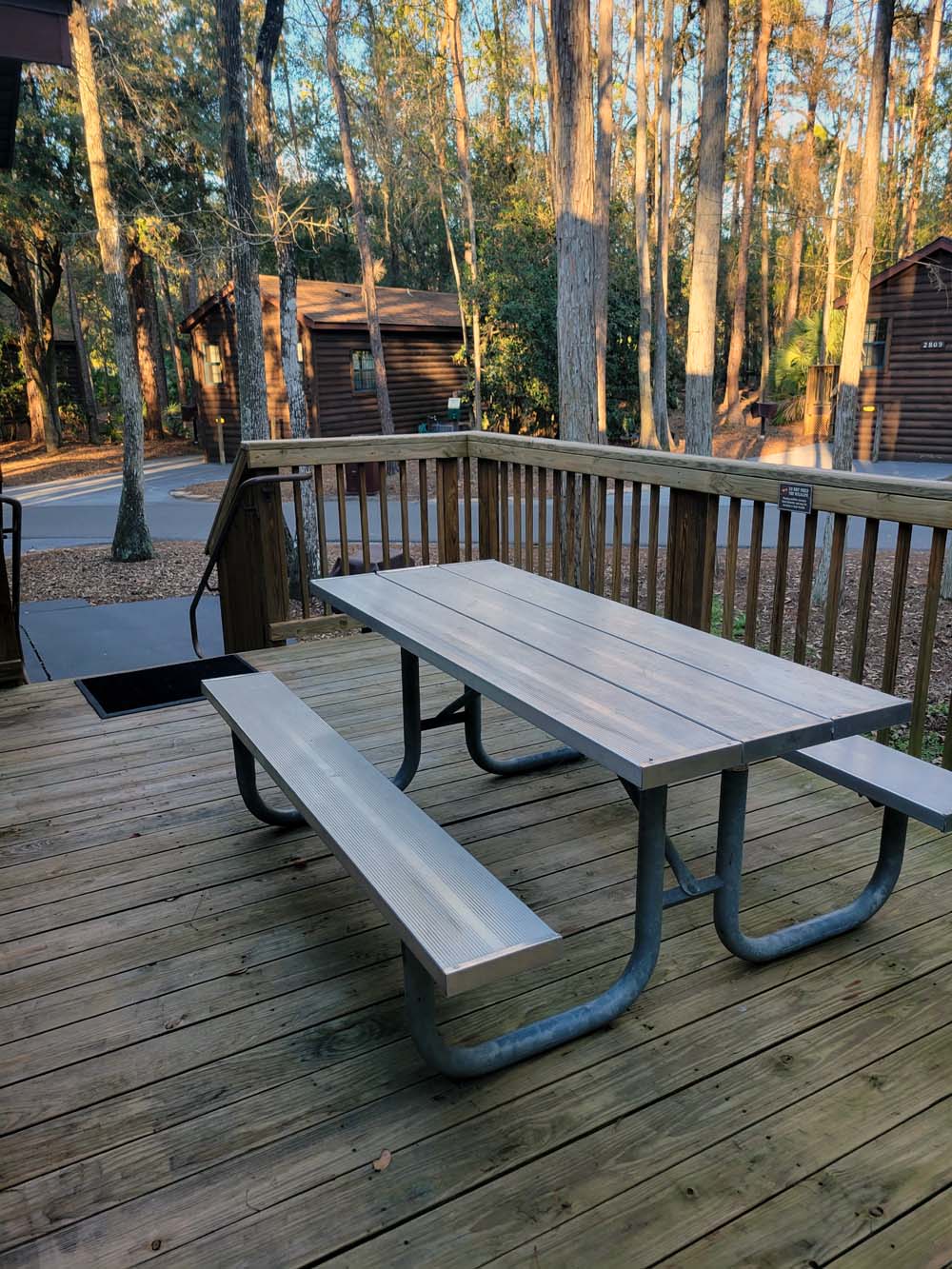 Fort Wilderness Cabins deck