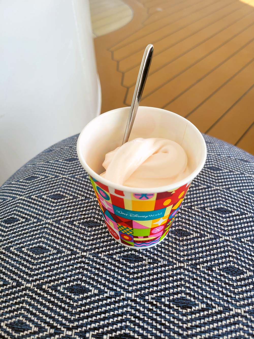 Disney wish free ice cream cup 2