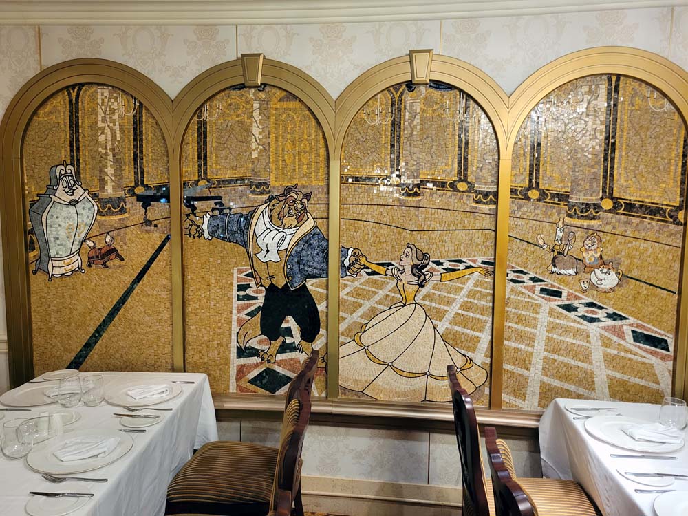 Royal Court Beauty Beast mural