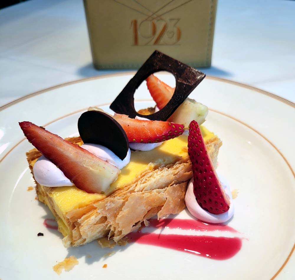 1923 lunch Mille Feuille