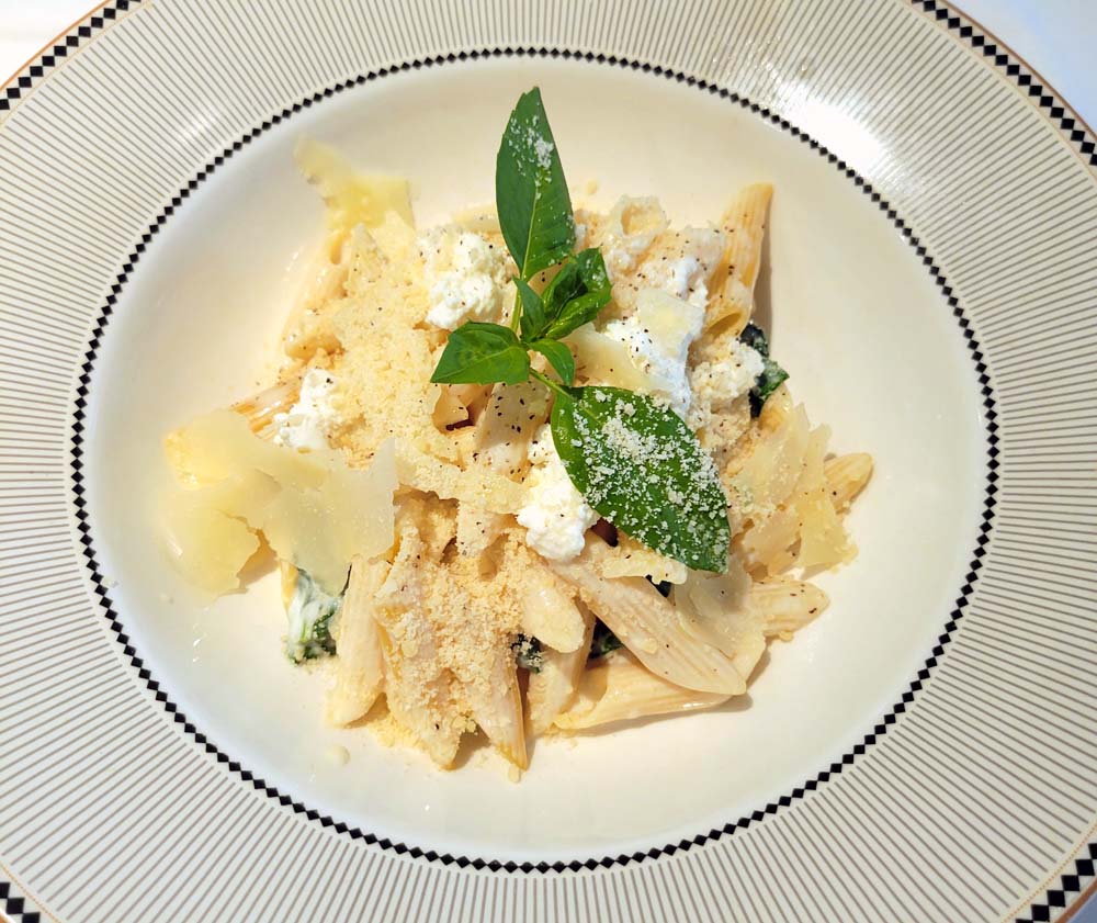 1923 lunch Penne Rigate