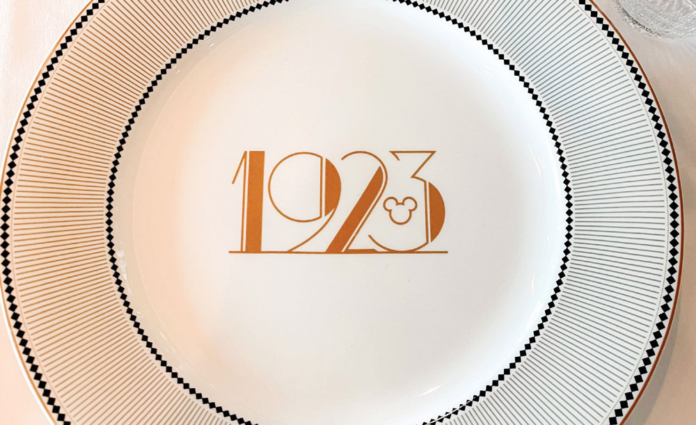 Disney Wish 1923 plate