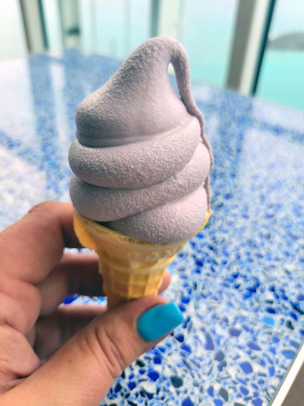 Disney Wish free ice cream cone