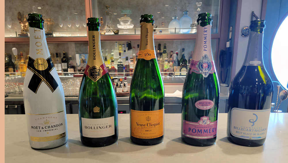 Champagne Tasting Array