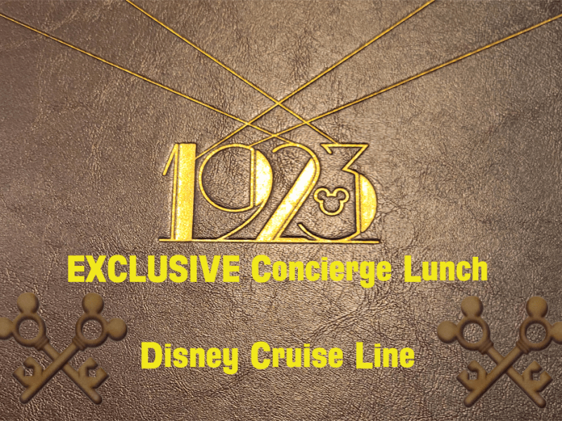 The EXCLUSIVE Concierge Lunch on Disney Cruise&nbsp;Line!!