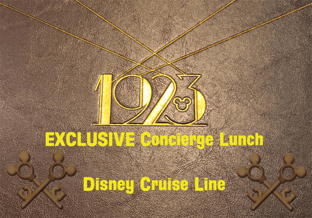 The EXCLUSIVE Concierge Lunch on Disney Cruise Line!!